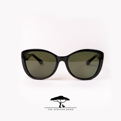 Paradise Parrot - Shiny Black Frame designed for Women