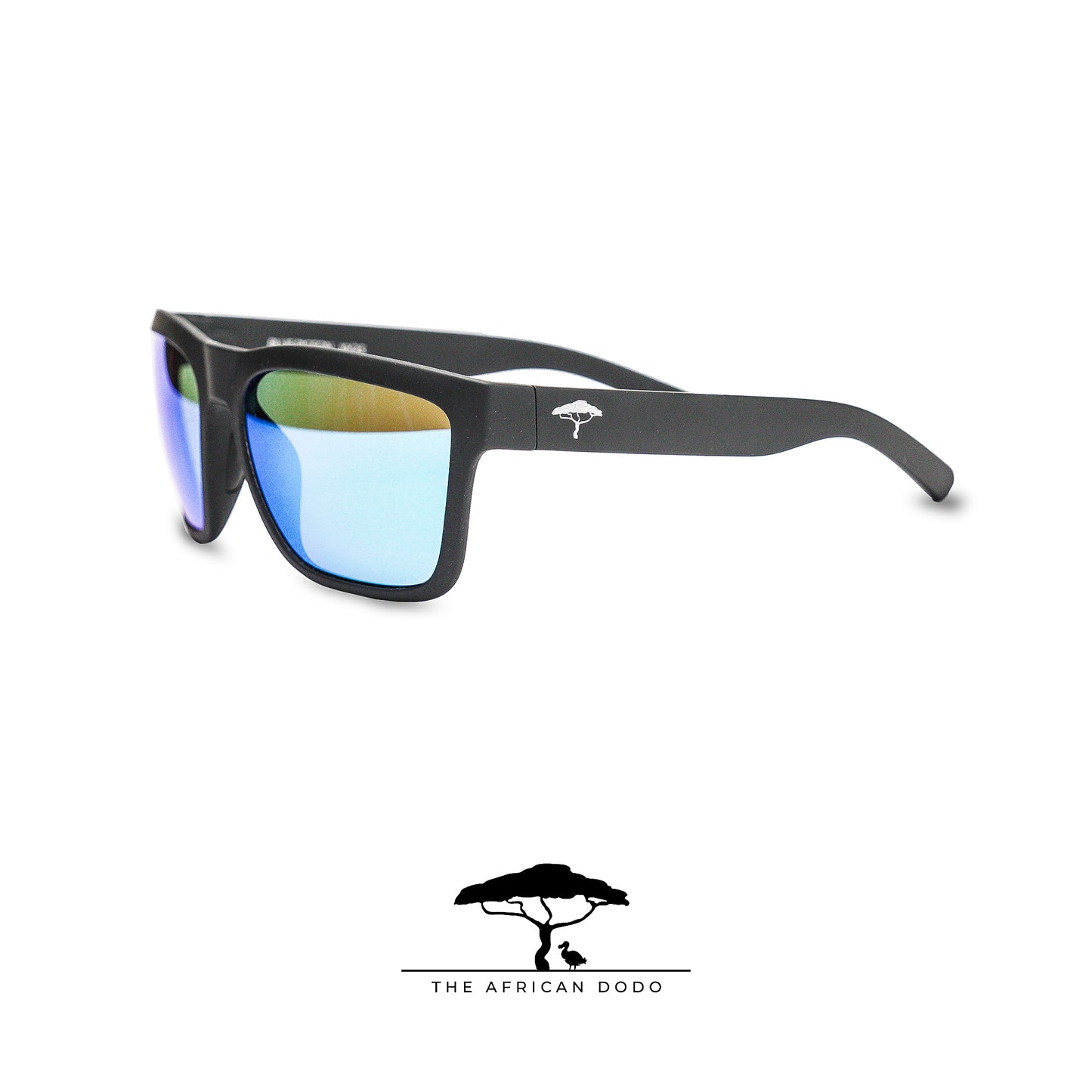 Blue Pigeon - Soft Matt Black Frame