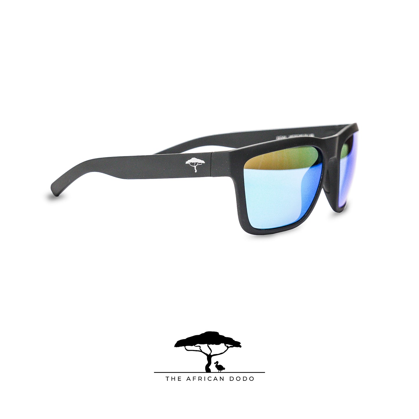 Blue Pigeon - Soft Matt Black Frame