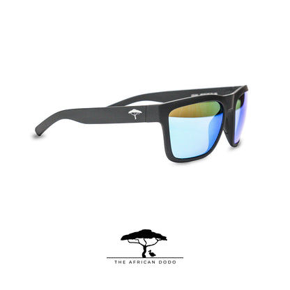 Blue Pigeon - Matte Black Frame